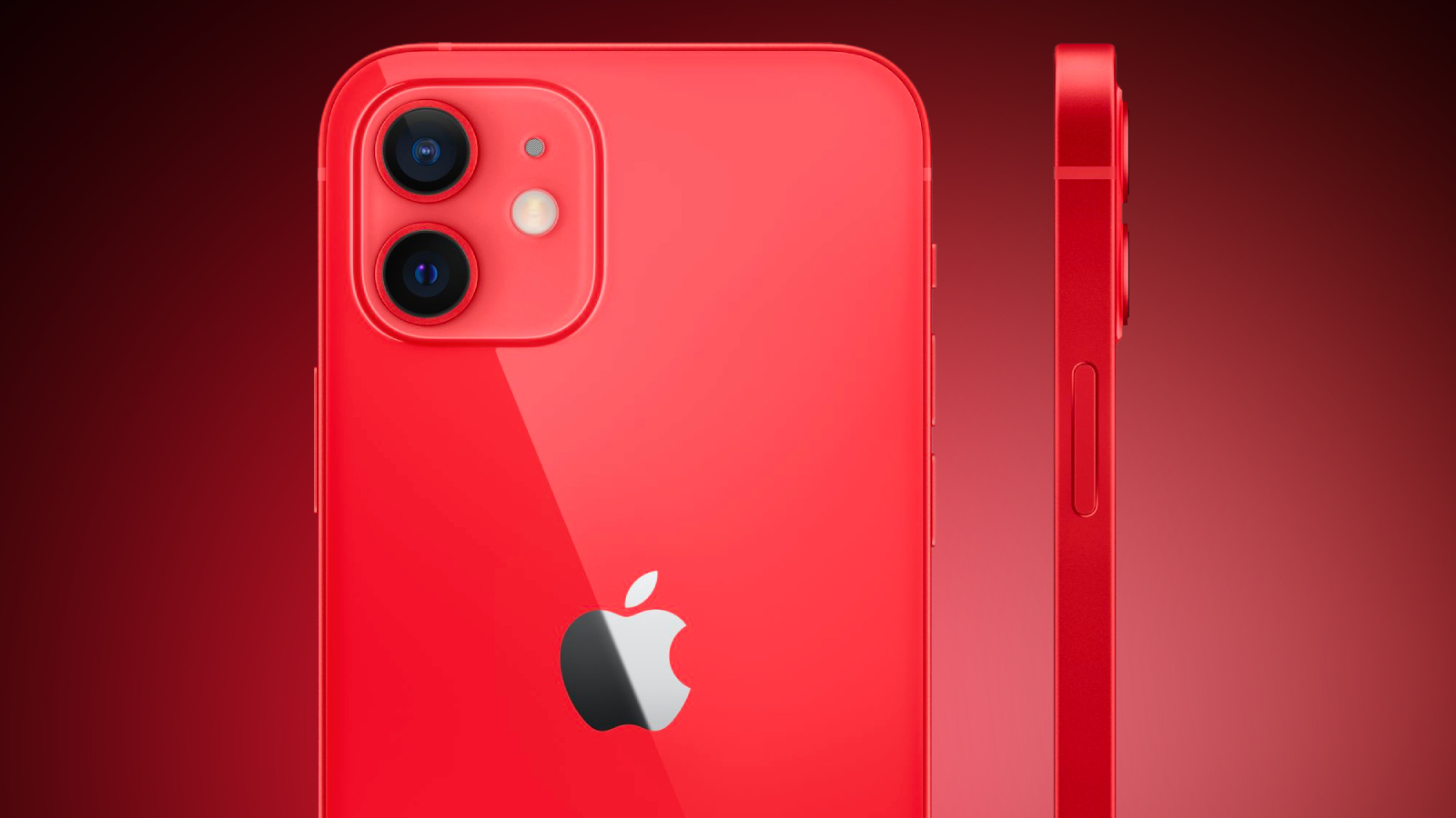 iPhone 12 Vertical Camera Lenses Feature Red